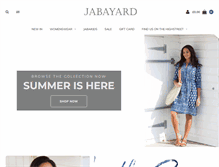 Tablet Screenshot of jabayard.com